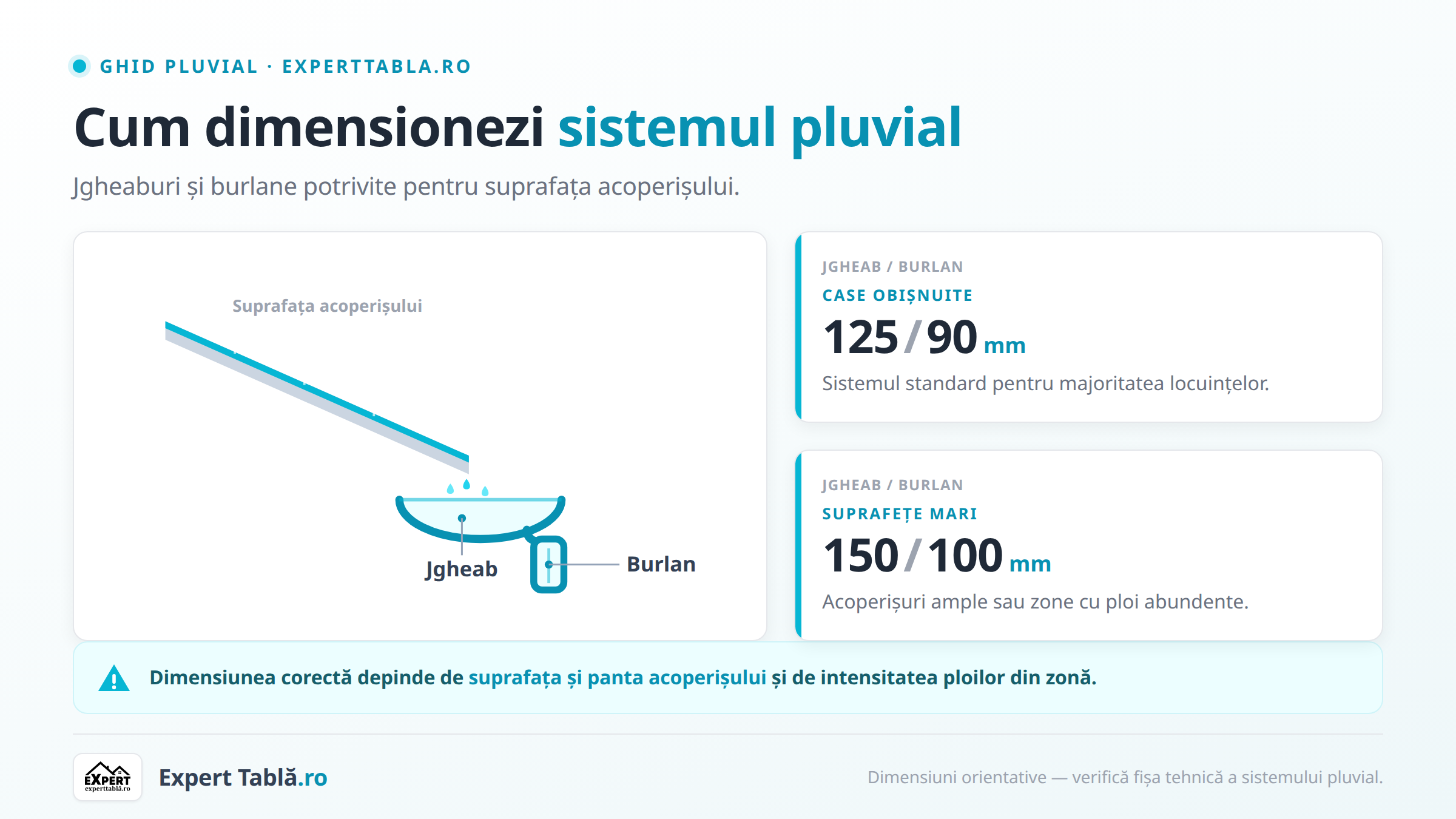 Cum dimensionezi sistemul pluvial: jgheaburi și burlane